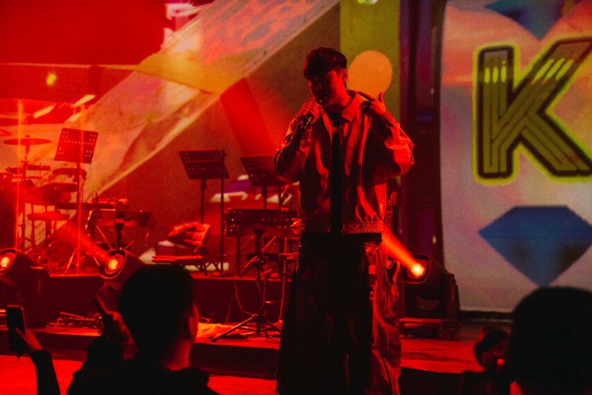 KIV performing on stage at KZ Shanghai